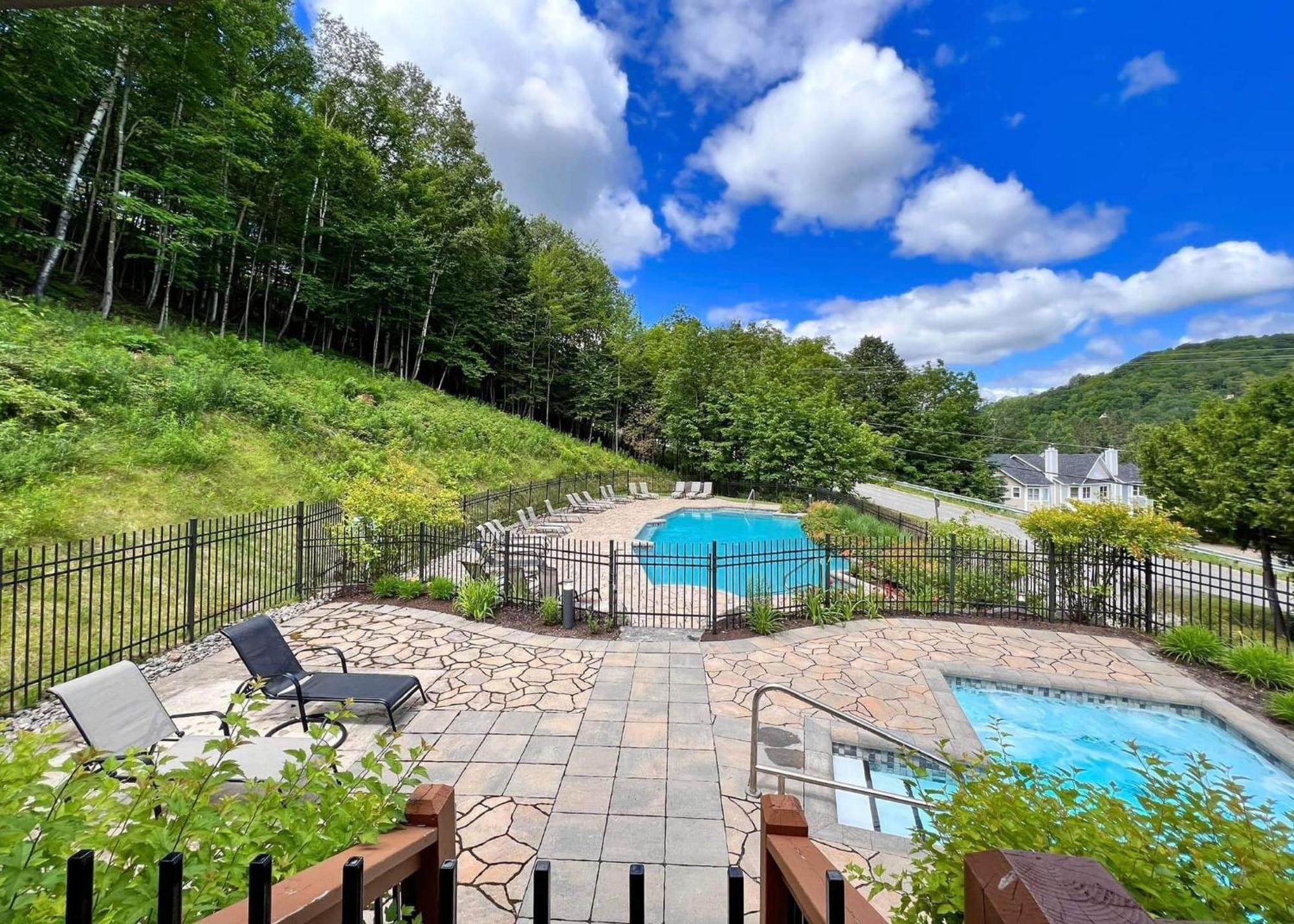 Condo Moderne, Escapade Vacance, Vue Sur Montagnes 外观 照片